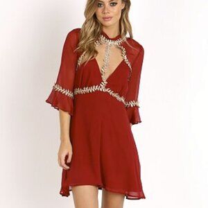 Red fairy dress
